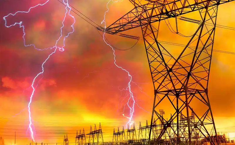 Concept image of a power grid failure for the iSocket Blog about tracking blackouts