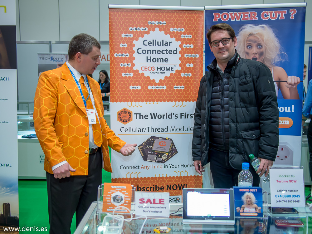 Denis Sokol of iSocket Systems with Francois Girodolle of Nest