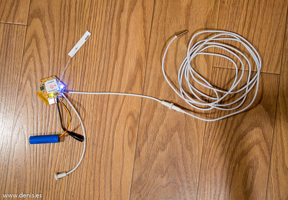 We use CECO MODULE prototype to check temperature remotely